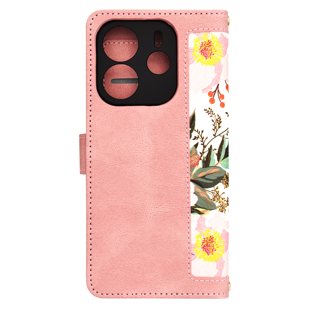 Θήκη για Xiaomi Redmi Note 14 4G (Περιφερειακή), Techsuit, FlipCraft, Ροζ
