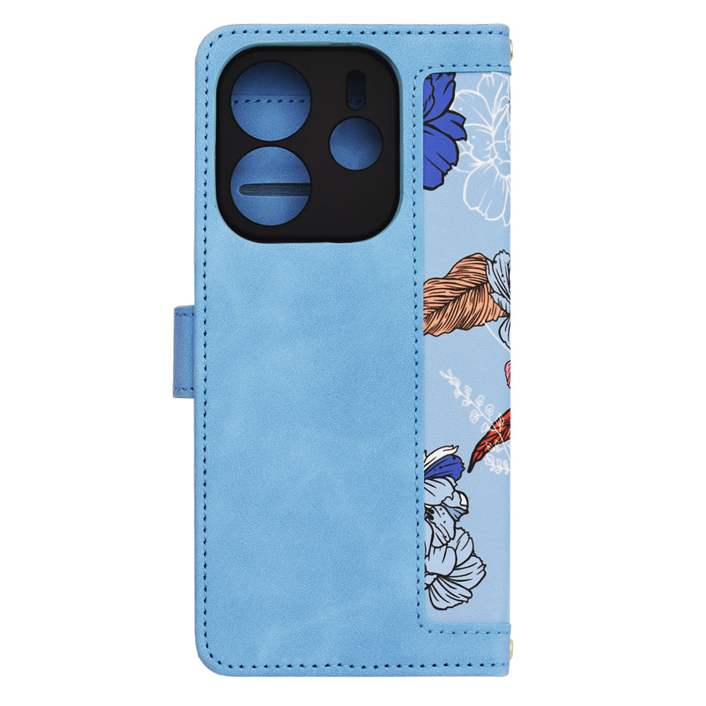 Θήκη για Xiaomi Redmi Note 14 4G (Standard), Techsuit, FlipCraft, Μπλε