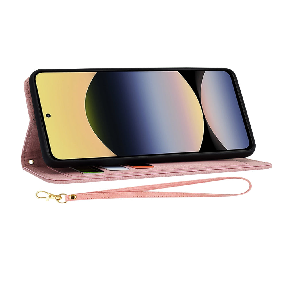 Θήκη για Xiaomi Redmi Note 14 5G, Techsuit, FlipCraft, Ροζ