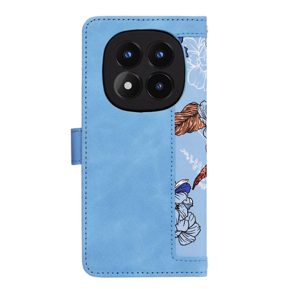 Θήκη για Xiaomi Redmi Note 14 Pro 4G, Techsuit, FlipCraft, Μπλε
