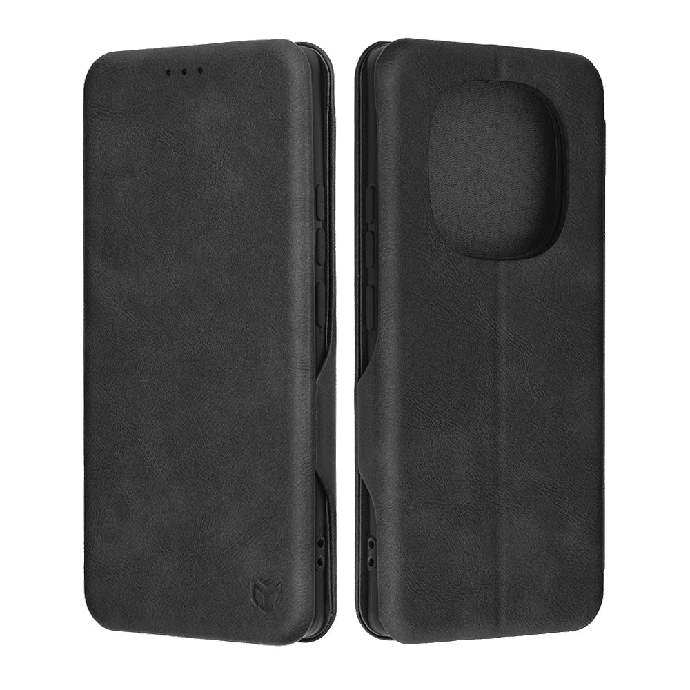 Θήκη για Xiaomi Redmi Note 14 Pro 4G, Techsuit, Safe Wallet Plus, Μαύρο