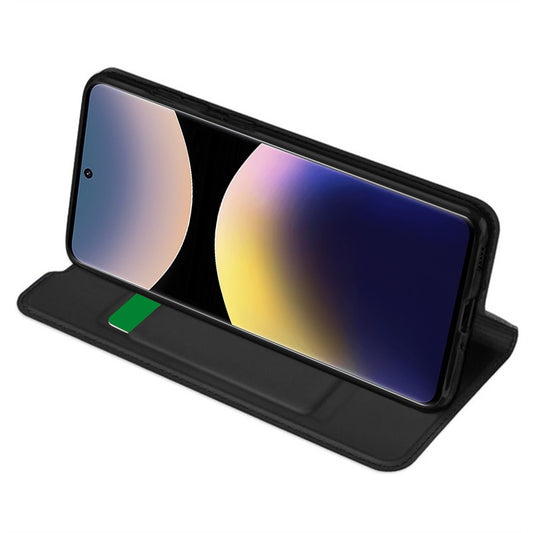 Case for Xiaomi Redmi Note 14 Pro+ 5G, Techsuit, Magskin Book, Black