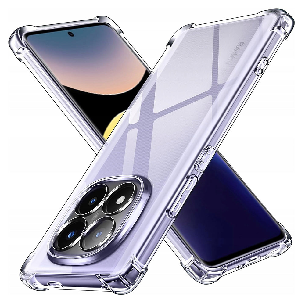 Θήκη για Xiaomi Redmi Note 14 Pro+ 5G, Techsuit, Ανθεκτική σε Κρούσεις Διαφανής, Διάφανη