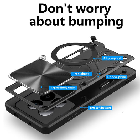 Θήκη για Xiaomi Redmi Note 15 Pro 5G, Techsuit, CamGuard Pro, Μαύρη