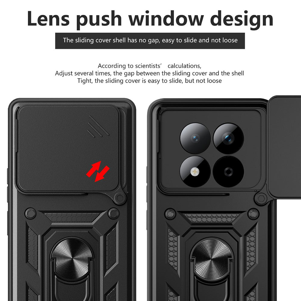 Θήκη για Xiaomi Redmi Note 15 Pro 5G, Techsuit, CamShield, Μαύρη