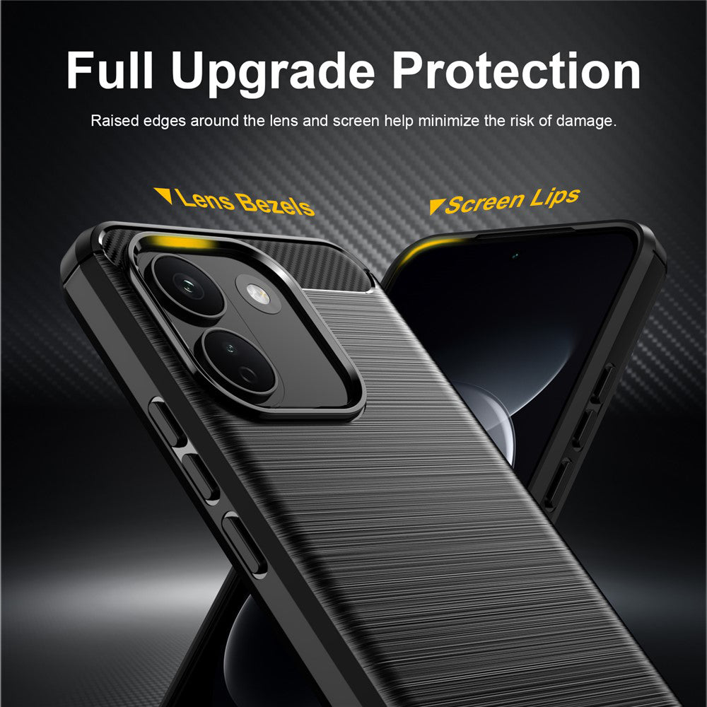Case for Xiaomi Redmi Note 17 Pro Max, Techsuit, Carbon, Black