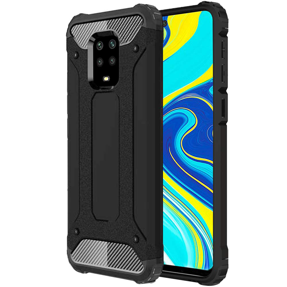 Θήκη για Xiaomi Redmi Note 9S / Note 9 Pro / Note 9 Pro Max, Techsuit, Hybrid Armor, Μαύρο