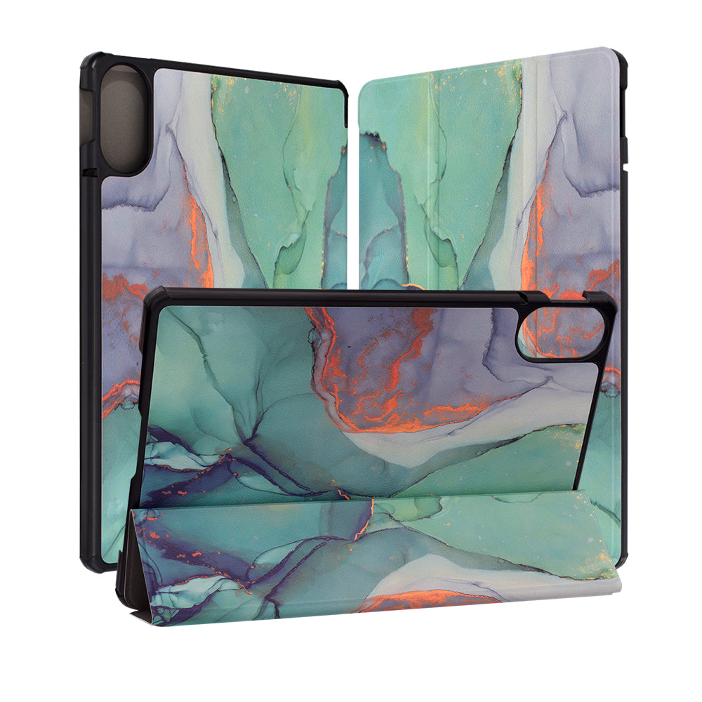 Θήκη για Xiaomi Redmi Pad 2, Techsuit, FoldPro Green Time, Πολύχρωμο