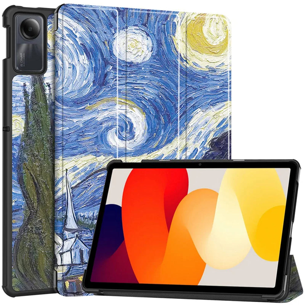Θήκη για Xiaomi Redmi Pad SE, Techsuit, FoldPro Starry Night, Πολύχρωμο