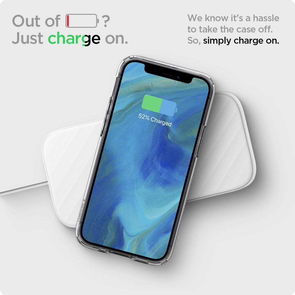 Θήκη για Apple iPhone 12 / 12 Pro, Spigen, Ultra Hybrid, Διάφανη ACS01702