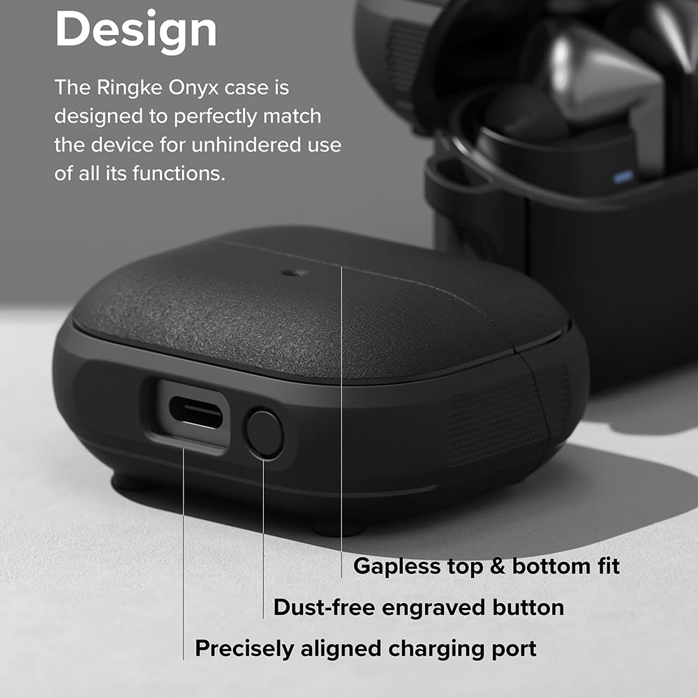 Θήκη Ringke Onyx Magnetic για Samsung Galaxy Buds3 FE / Buds3 Pro / Buds3, Μαύρη