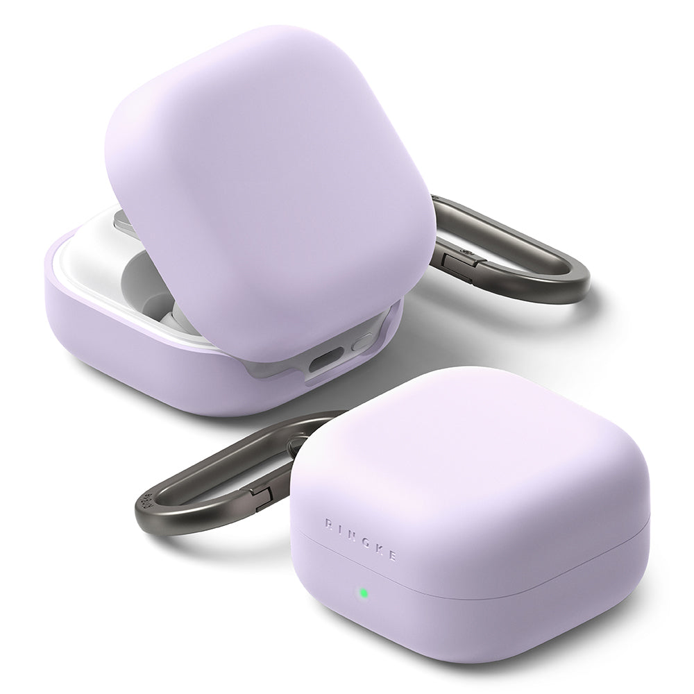 Θήκη Ringke για Samsung Galaxy Buds4 / Buds4 Pro, Ανοιχτό Μωβ