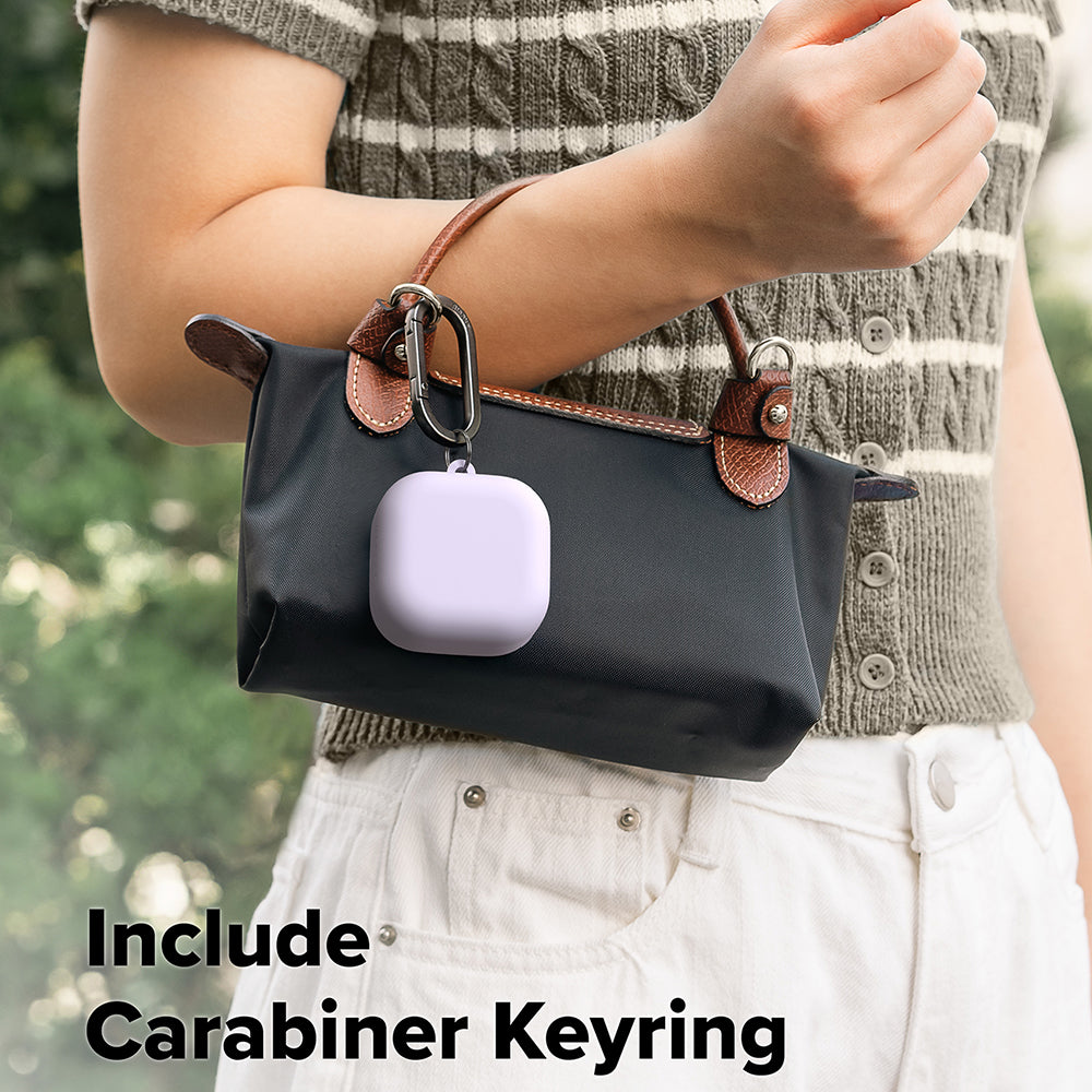 Θήκη Ringke για Samsung Galaxy Buds4 / Buds4 Pro, Ανοιχτό Μωβ