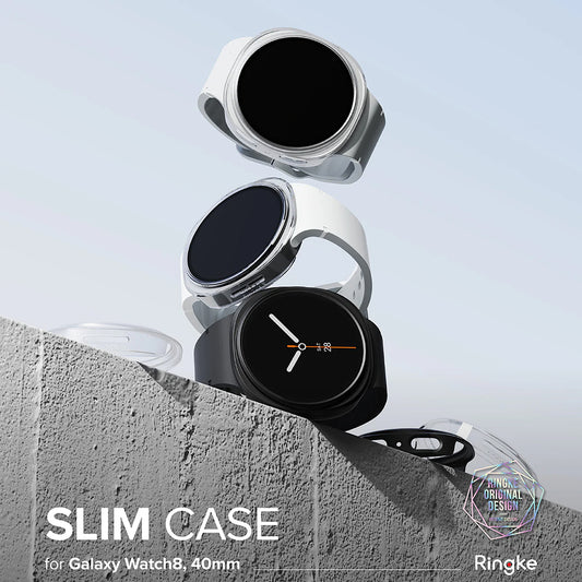 Θήκη Ringke Slim για Samsung Galaxy Watch8 40mm, Σετ 2 τεμαχίων, Διάφανη