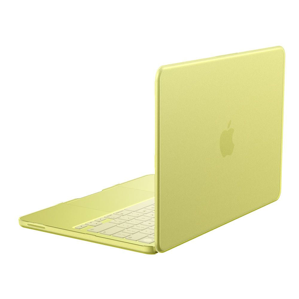 Spigen Airskin Case for Apple MacBook Neo 13inch, Satin Yellow ACS11544