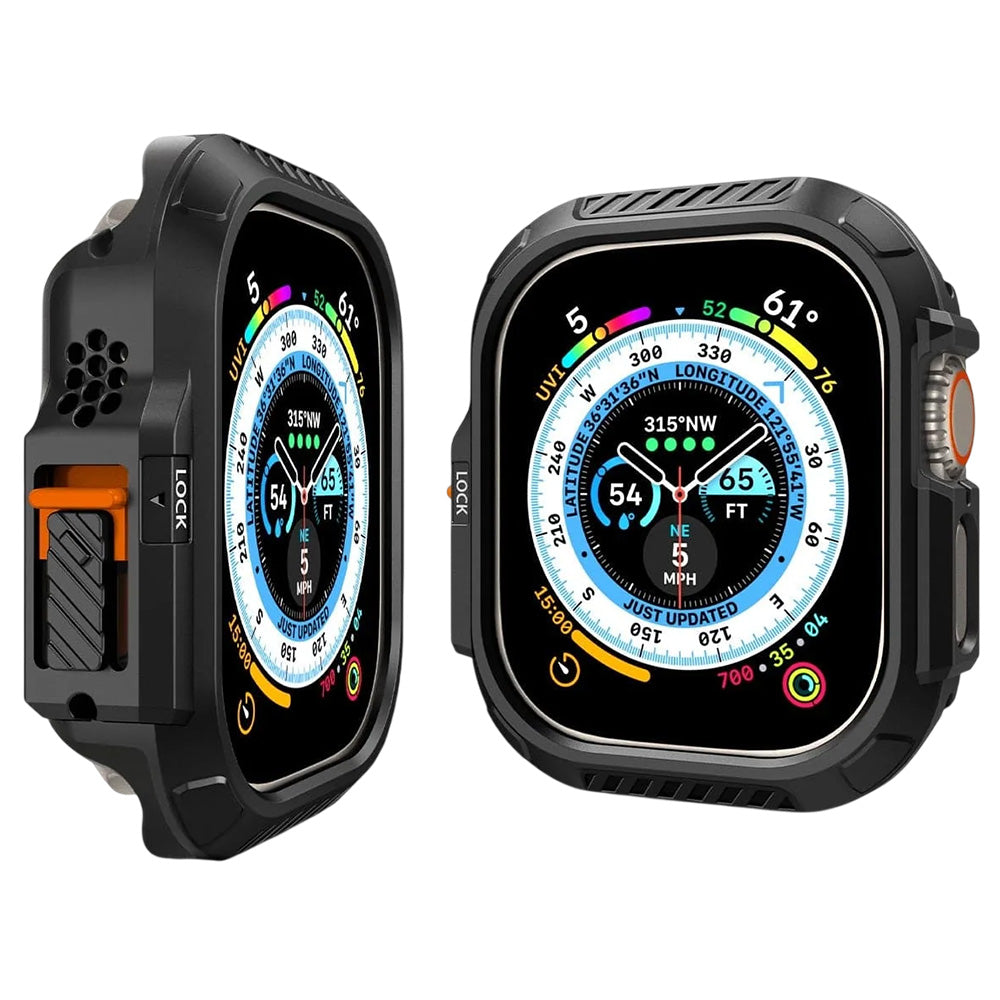 Θήκη Spigen Lock Fit για Apple Watch Ultra Series, Μαύρο Ματ ACS06208