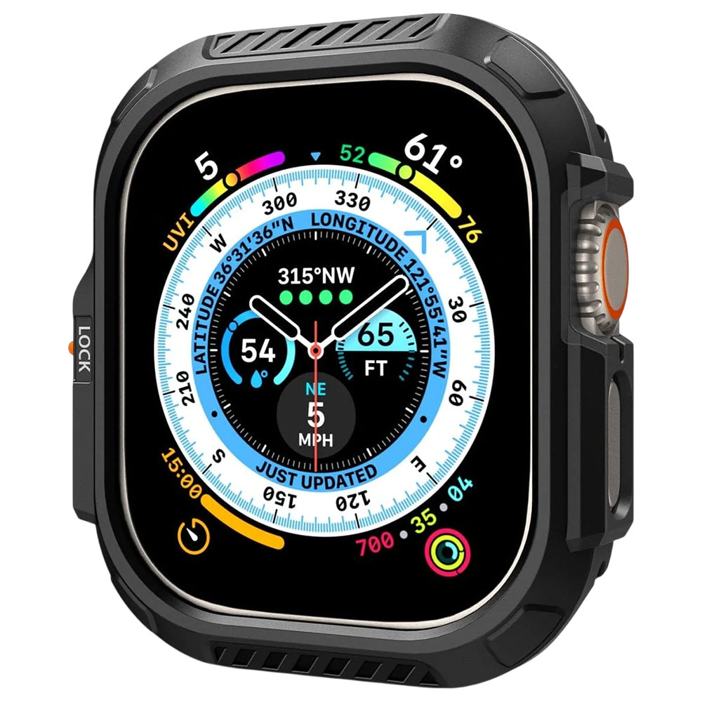 Θήκη Spigen Lock Fit για Apple Watch Ultra Series, Μαύρο Ματ ACS06208