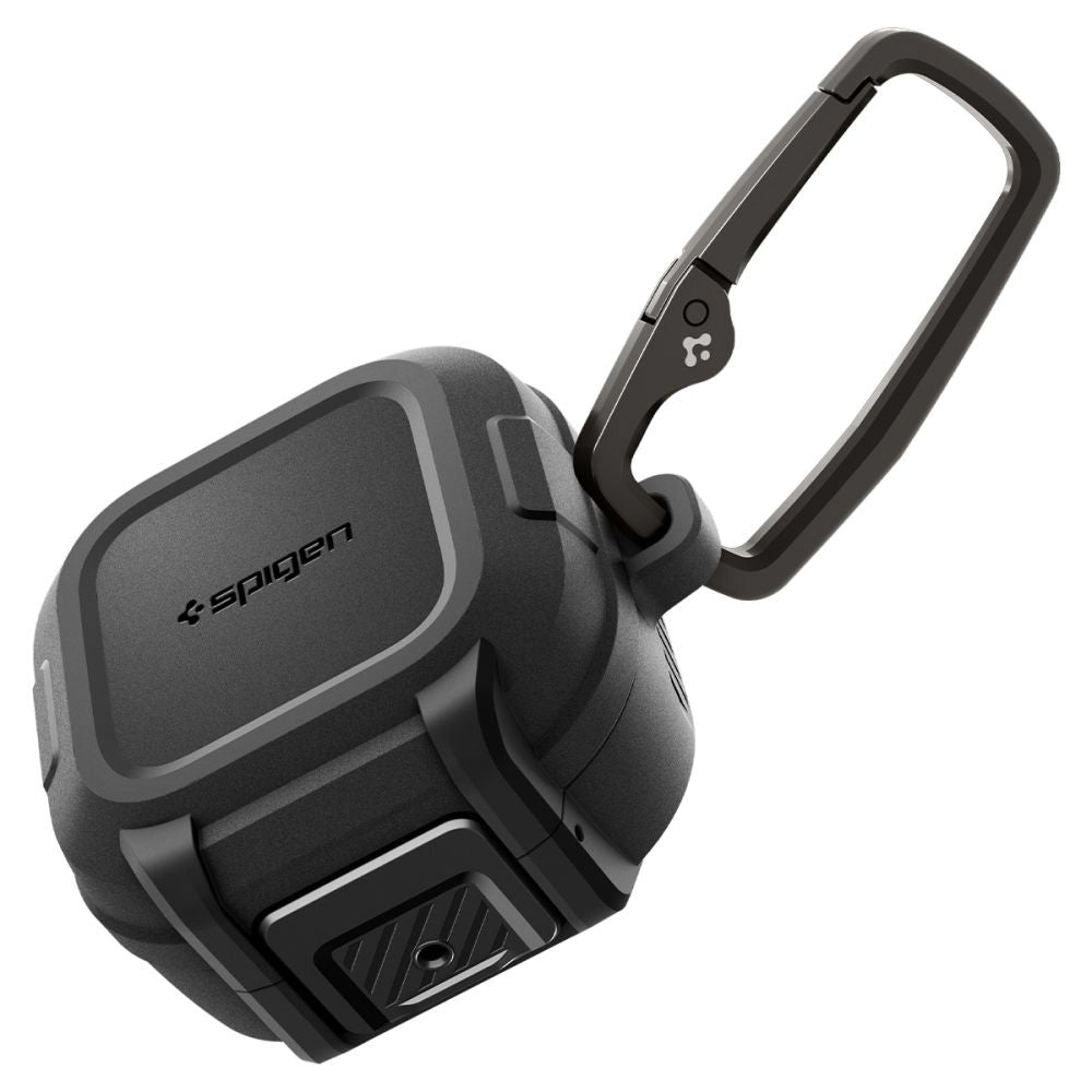 Θήκη Spigen Lock Fit για Samsung Galaxy Buds4 / Buds4 Pro, Ματ Μαύρη ACS11202