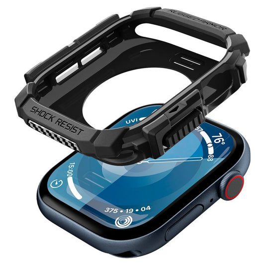 Θήκη Spigen Rugged Armor για Apple Watch Series 10 / 11 42mm, Μαύρη ACS08585