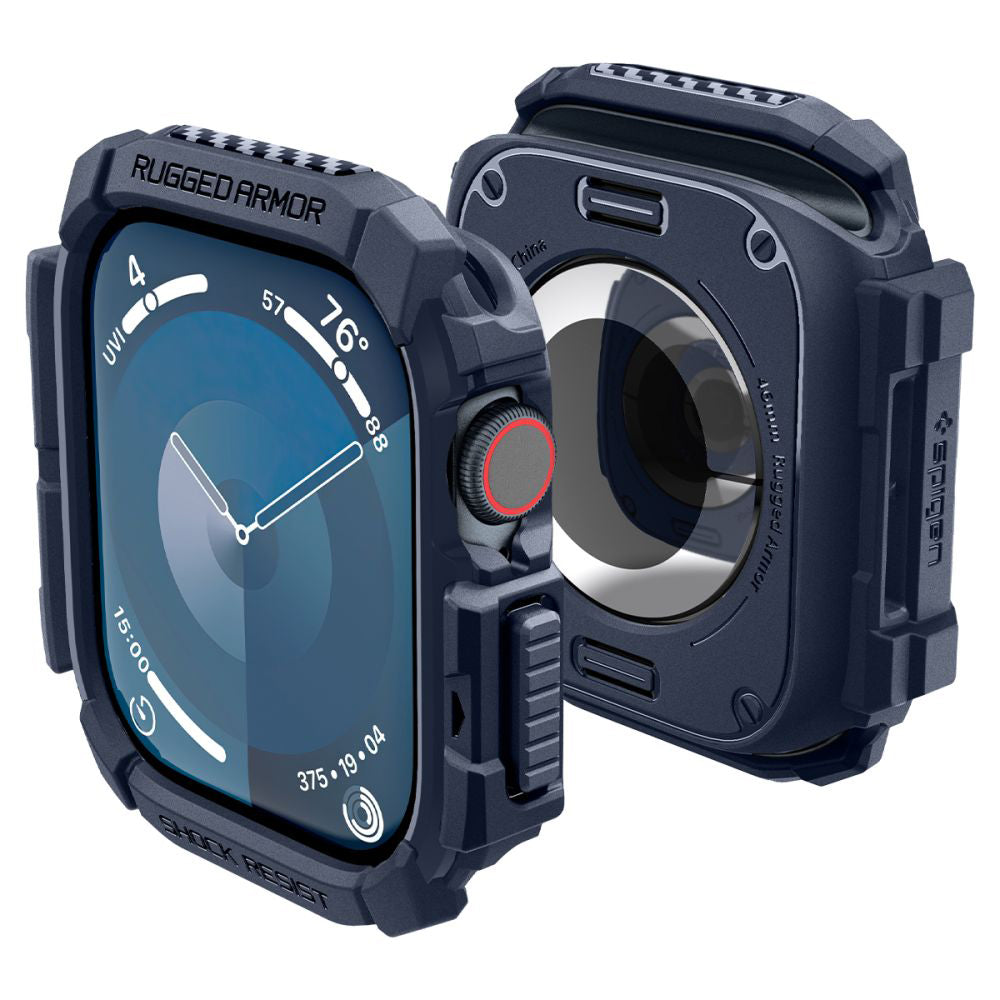 Θήκη Spigen Rugged Armor για Apple Watch Series 10 / 11 46mm, Μπλε Ναυτικό ACS08599