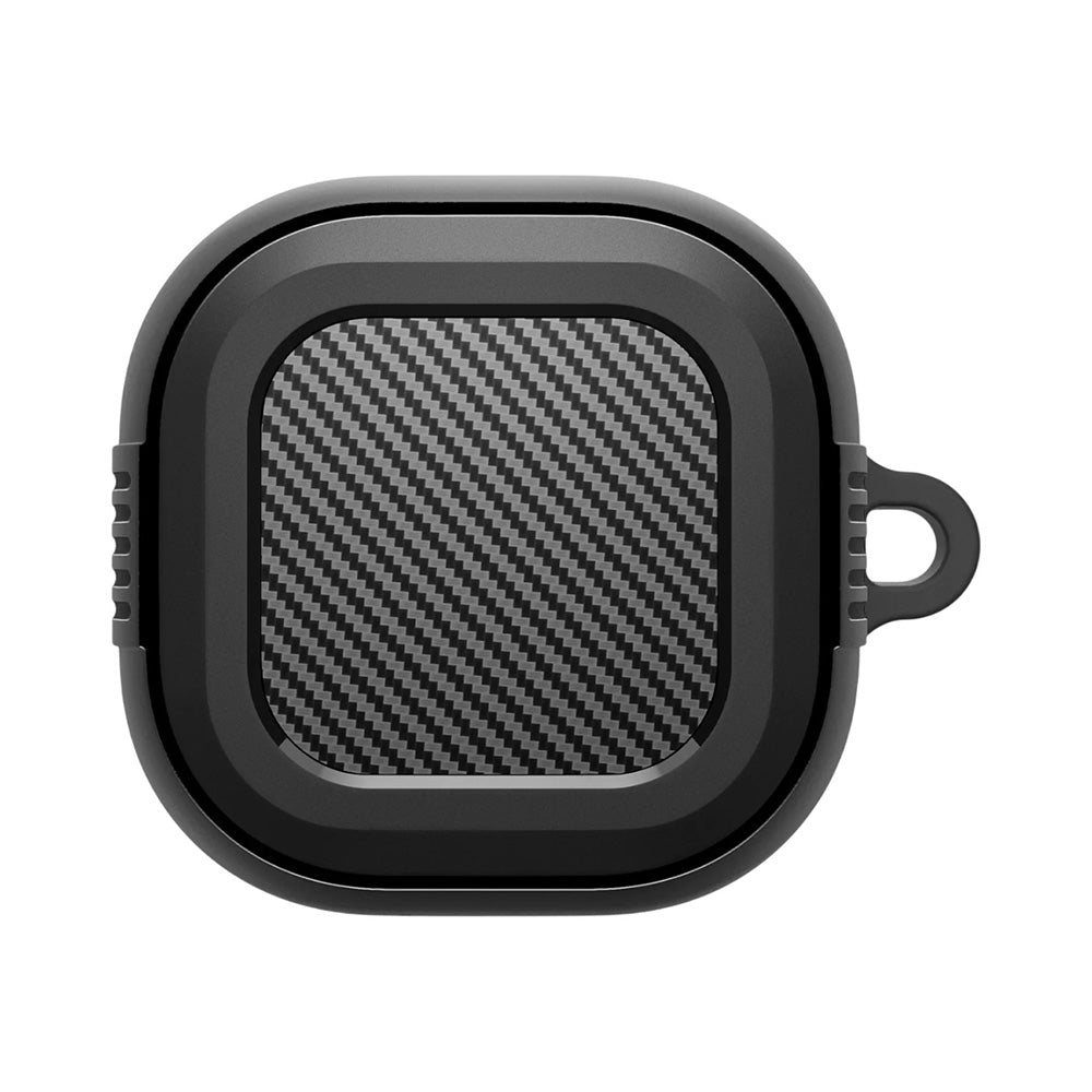 Spigen Rugged Armor Case for Samsung Galaxy Buds4 / Buds4 Pro, Matte Black ACS11200