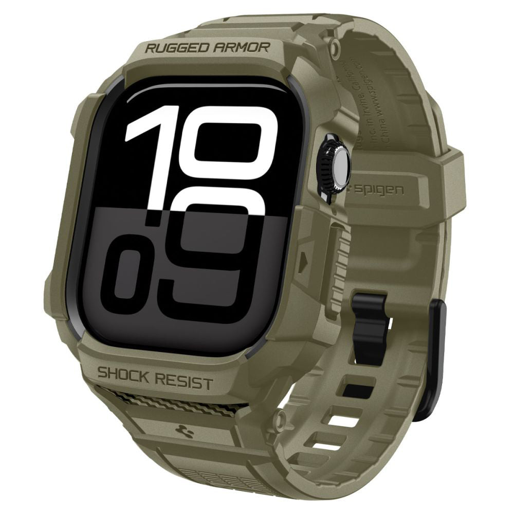 Θήκη Spigen Rugged Armor Pro V2 για Apple Watch Series 10 / 11 46mm, Χακί