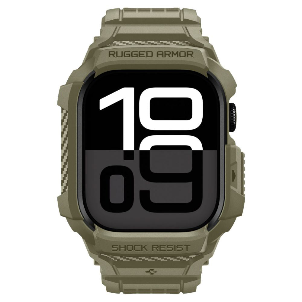 Θήκη Spigen Rugged Armor Pro V2 για Apple Watch Series 10 / 11 46mm, Χακί