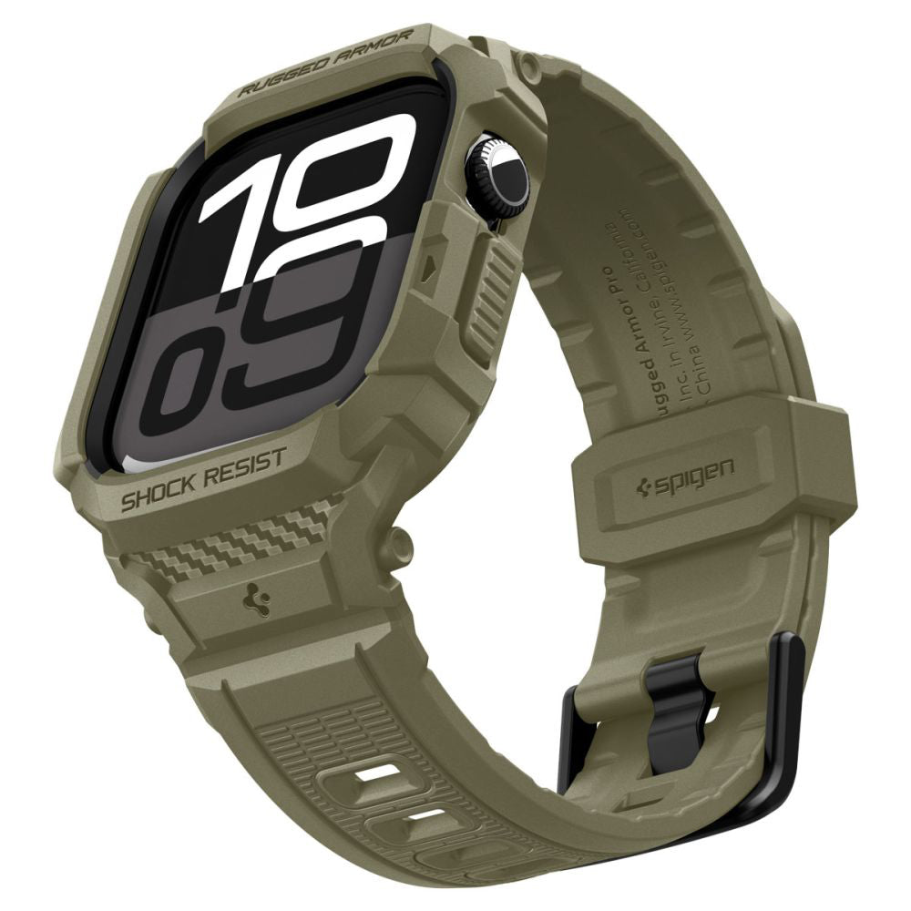 Θήκη Spigen Rugged Armor Pro V2 για Apple Watch Series 10 / 11 46mm, Χακί