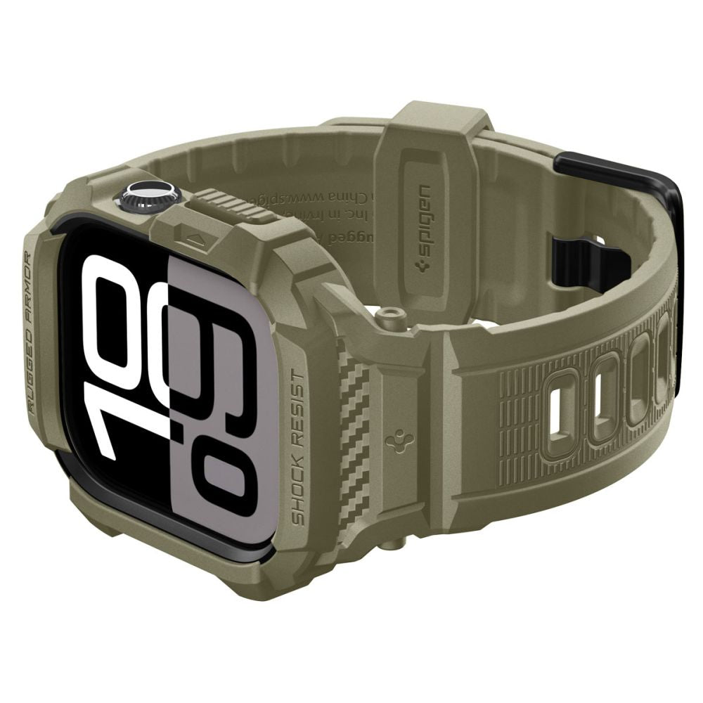 Θήκη Spigen Rugged Armor Pro V2 για Apple Watch Series 10 / 11 46mm, Χακί
