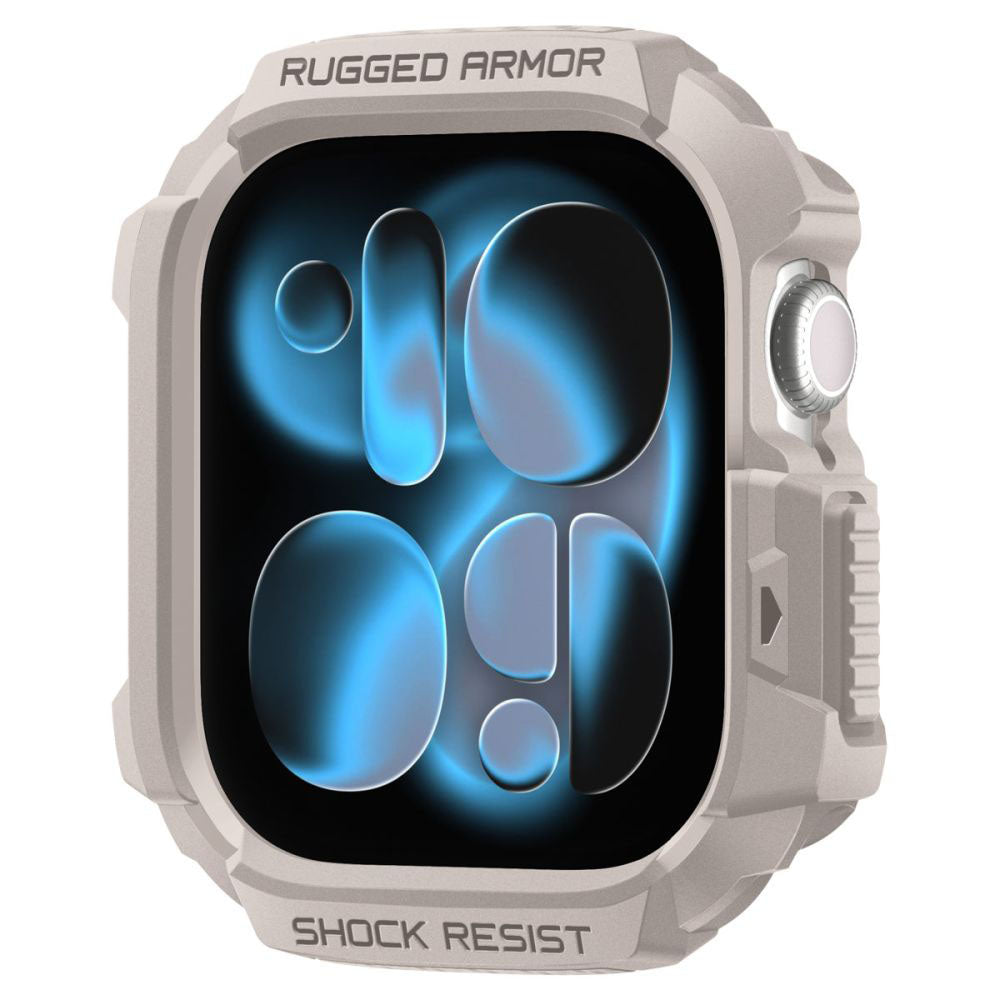 Θήκη Spigen Rugged Armor V2 για Apple Watch Series 10 / 11 42mm, Μπεζ ACS10493