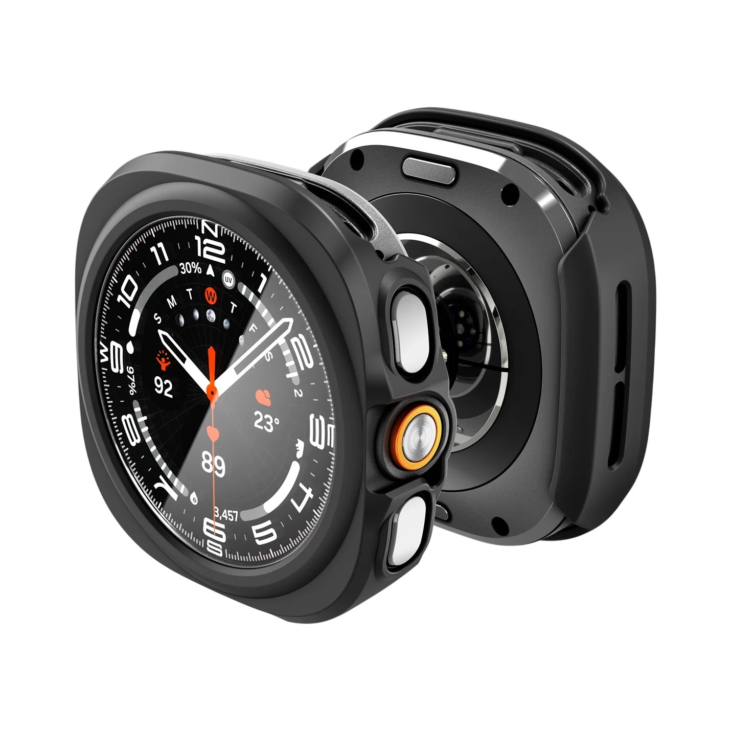 Spigen Thin Fit 360 Case for Samsung Galaxy Watch Ultra2, Black ACS11609