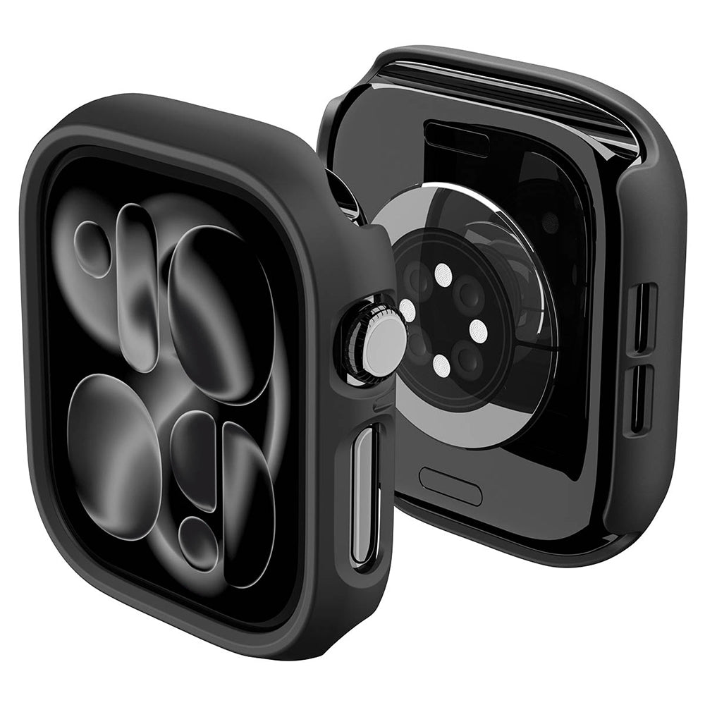 Θήκη Spigen Thin Fit για Apple Watch 12 46mm, Μαύρη ACS11890
