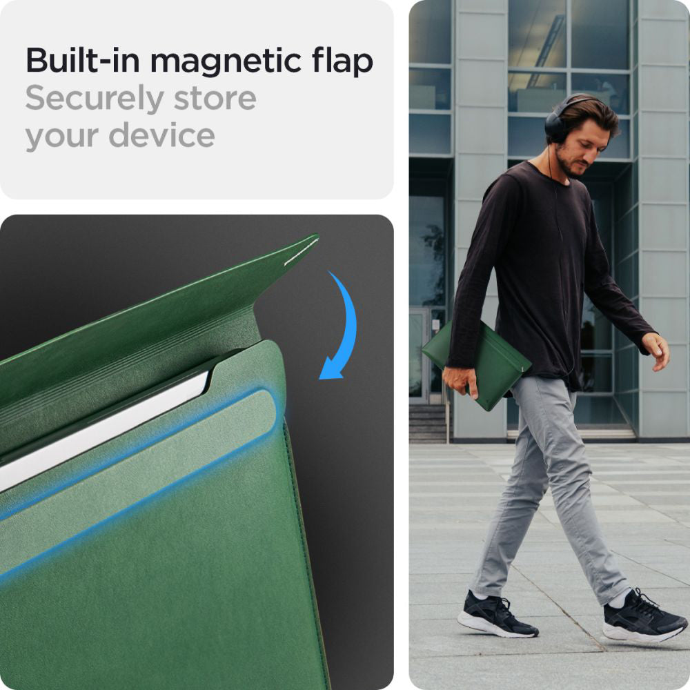 Θήκη Spigen Valentinus για Laptop 15inch - 16inch, Πράσινη