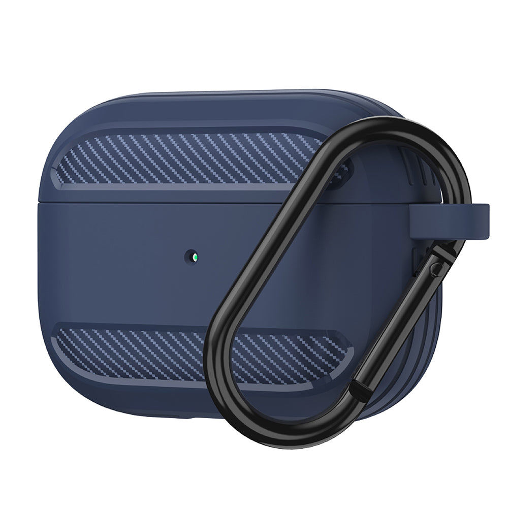 Θήκη Techsuit Carbon για Apple AirPods 3, Μπλε σκούρο