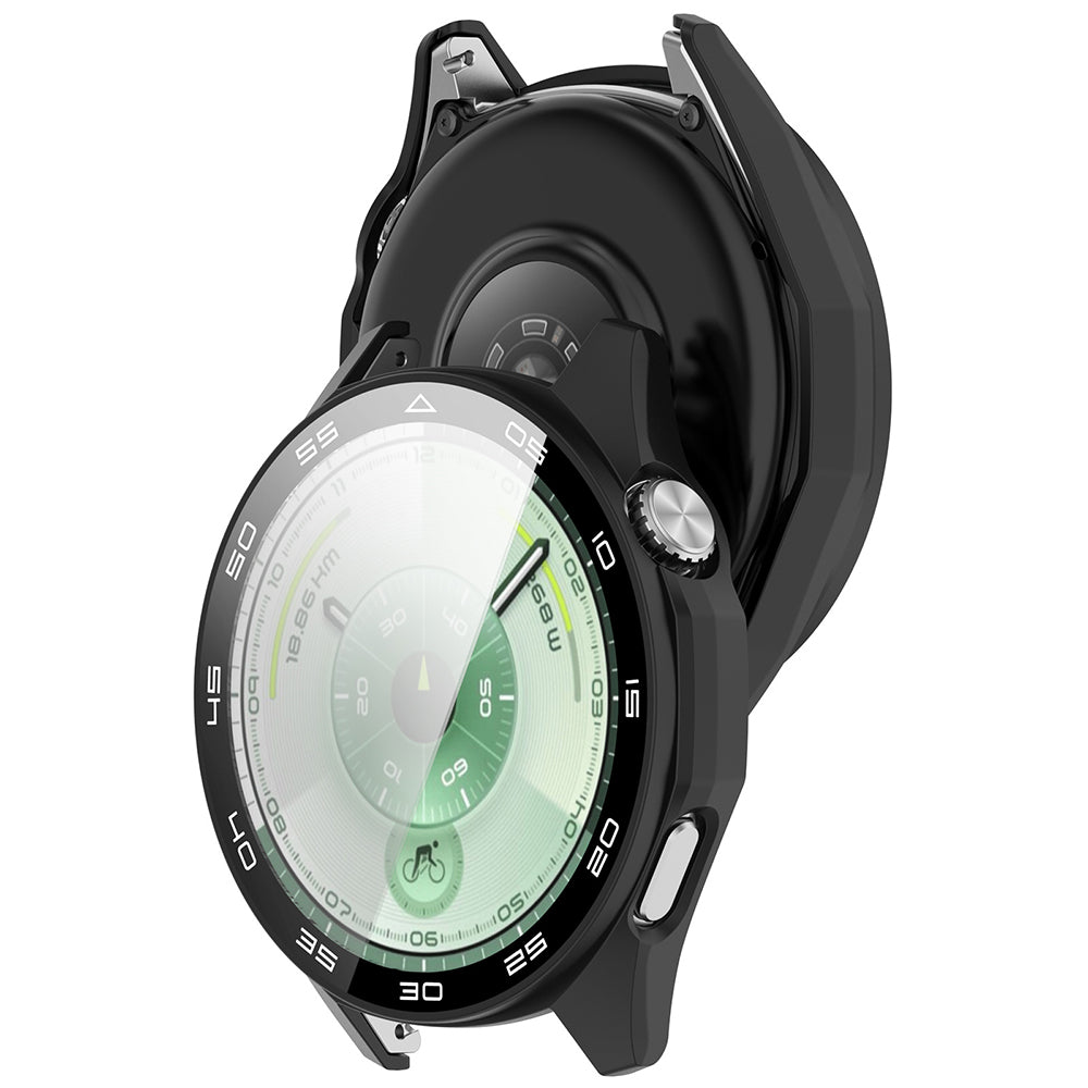 Techsuit Defense360 Pro Bezel Case for Huawei Watch GT 6 46mm, Black
