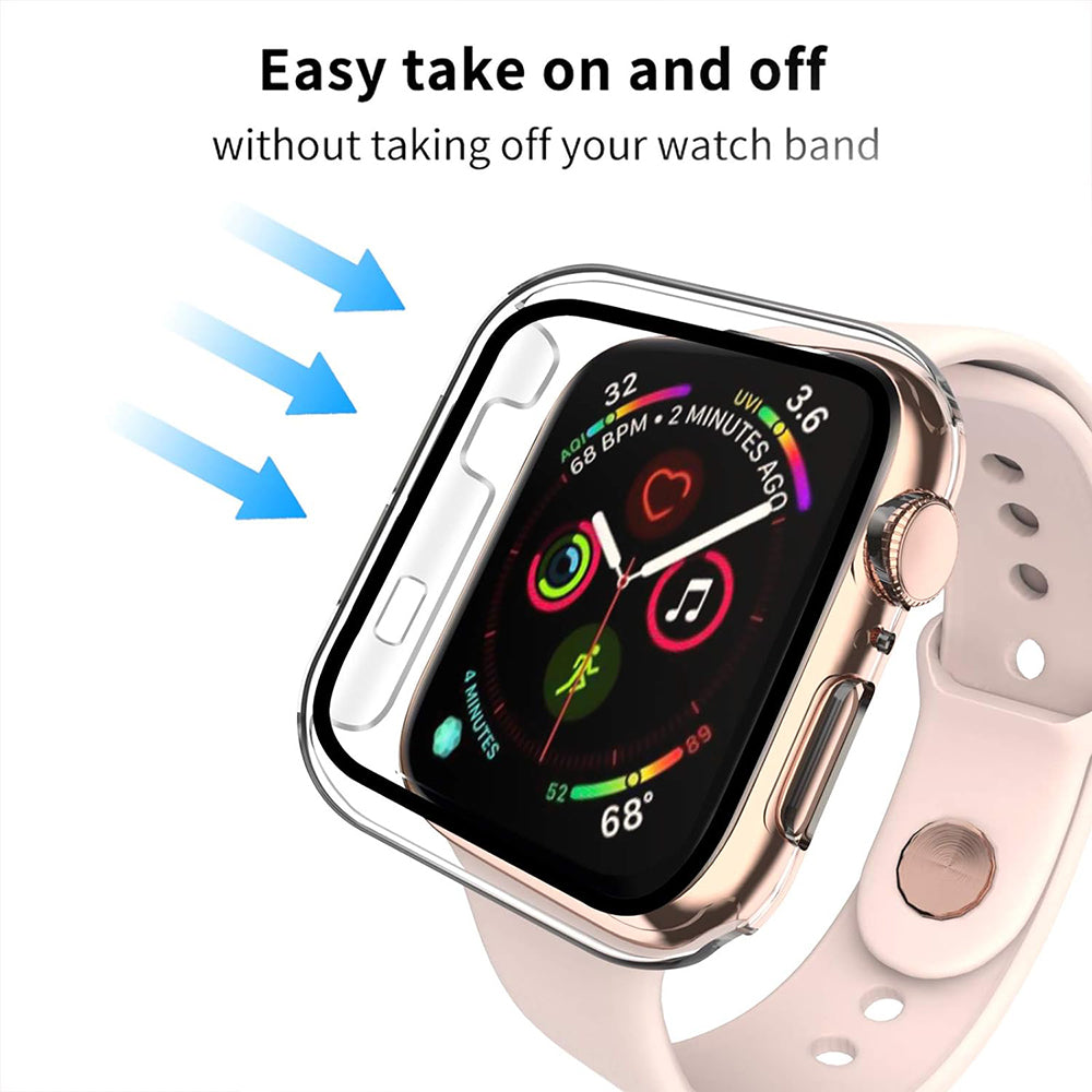 Techsuit Defense360 Pro Case for Apple Watch 38mm Series, Transparent