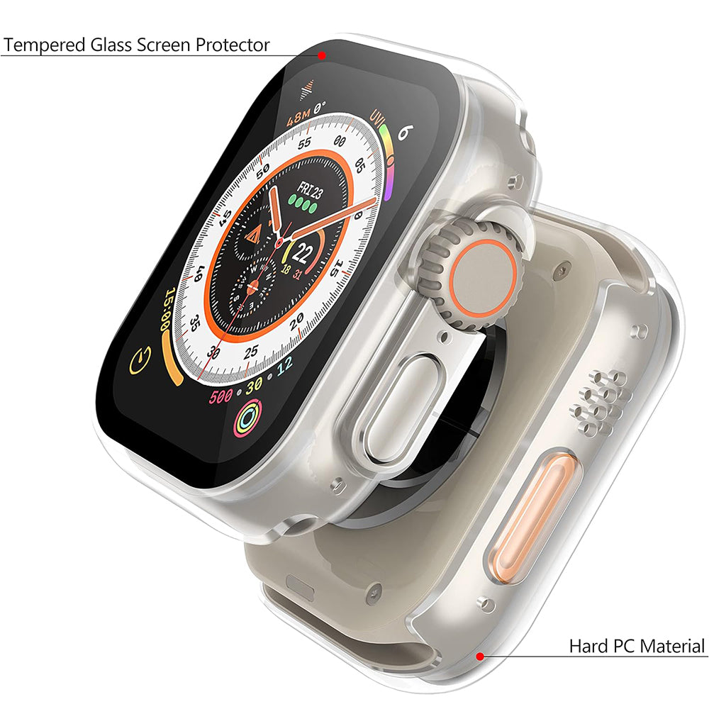 Techsuit Defense360 Pro Case for Apple Watch Ultra Series, Transparent