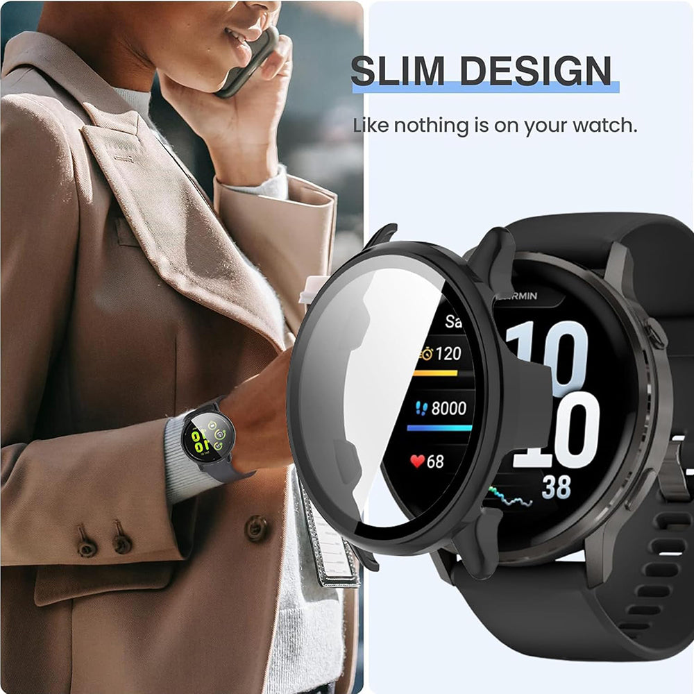 Θήκη Techsuit Defense360 Pro για Garmin Venu 4 41mm, Μπλε Ναυτικό