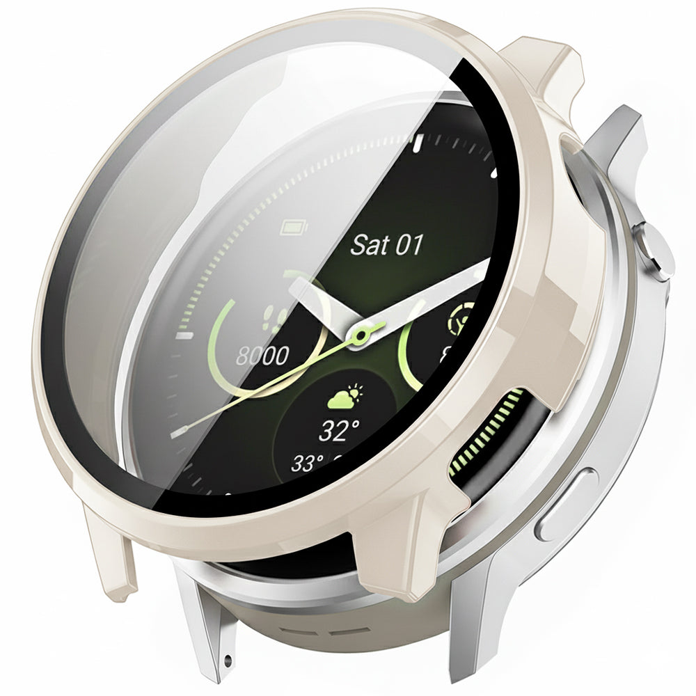 Θήκη Techsuit Defense360 Pro για Garmin Venu 4 45mm, Μπεζ