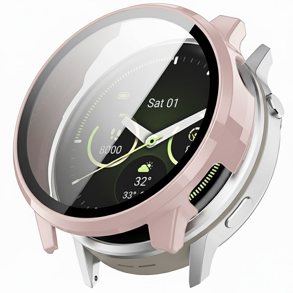 Θήκη Techsuit Defense360 Pro για Garmin Venu 4 45mm, Ροζ