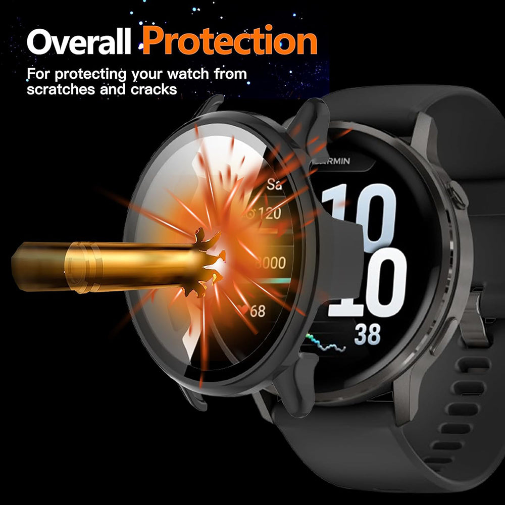 Θήκη Techsuit Defense360 Pro για Garmin Venu 4 45mm, Ροζ
