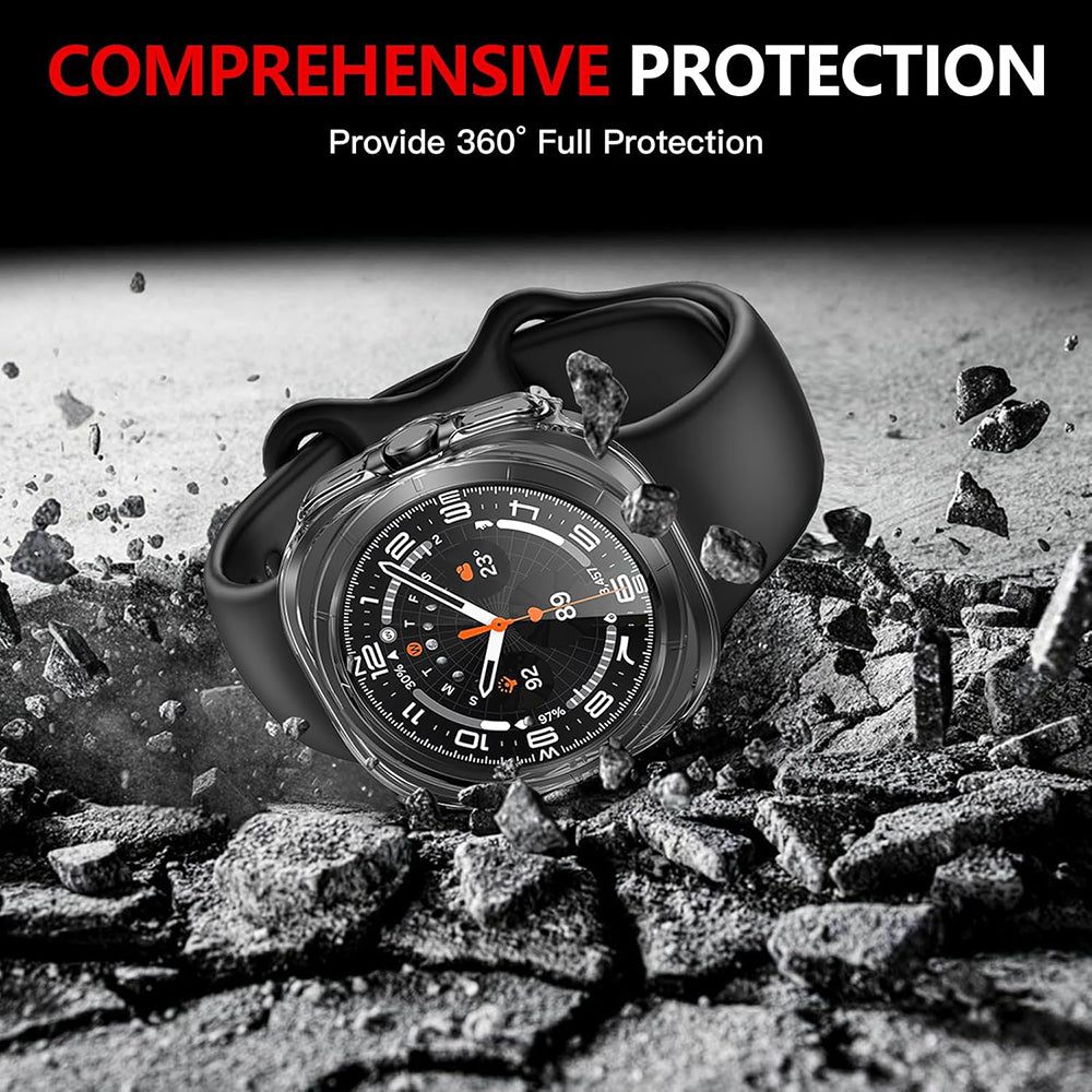 Θήκη Techsuit Defense360 Pro για Samsung Galaxy Watch Ultra, Διαφανής