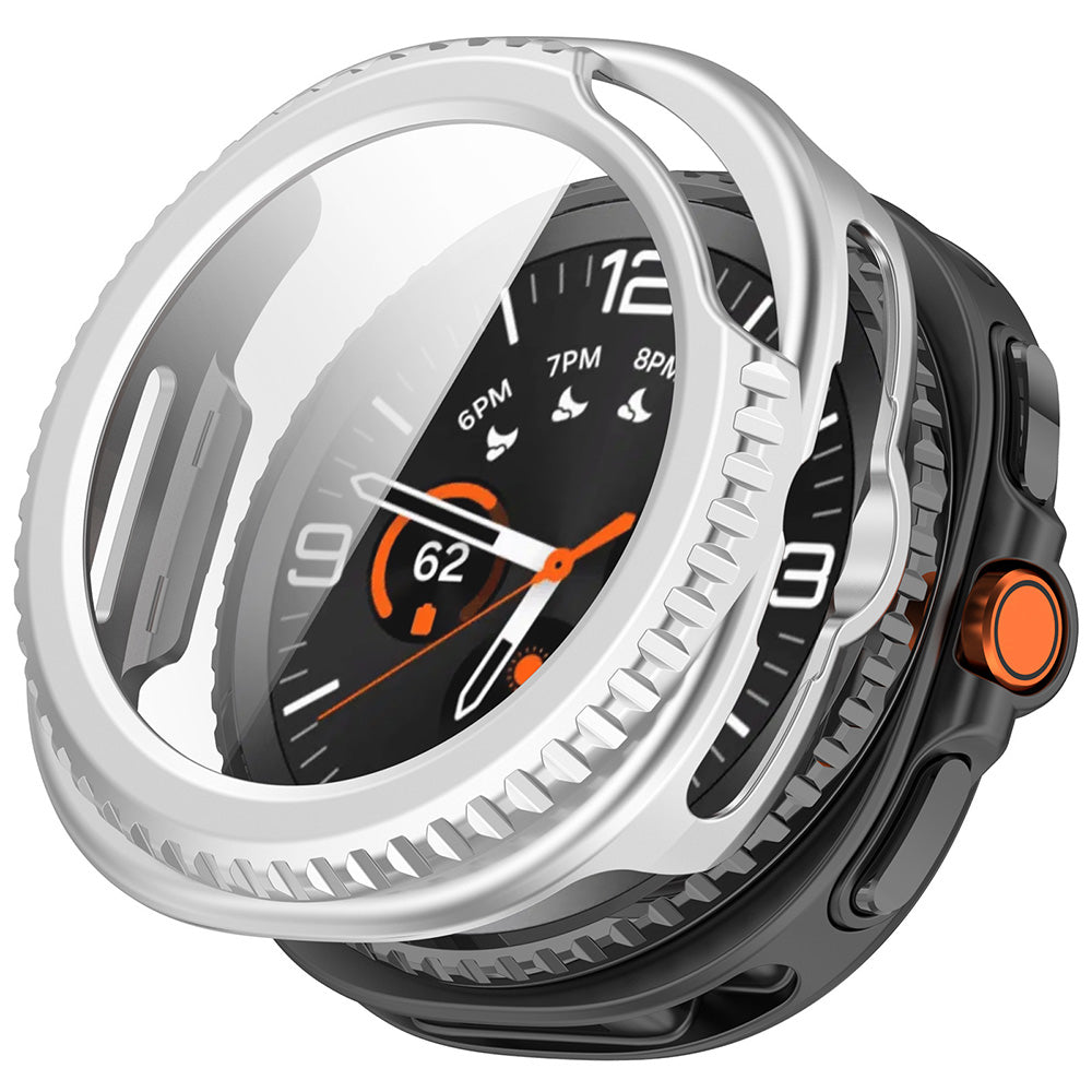 Θήκη Techsuit Defense360 Pro για Samsung Galaxy Watch8 Classic, Ασημί