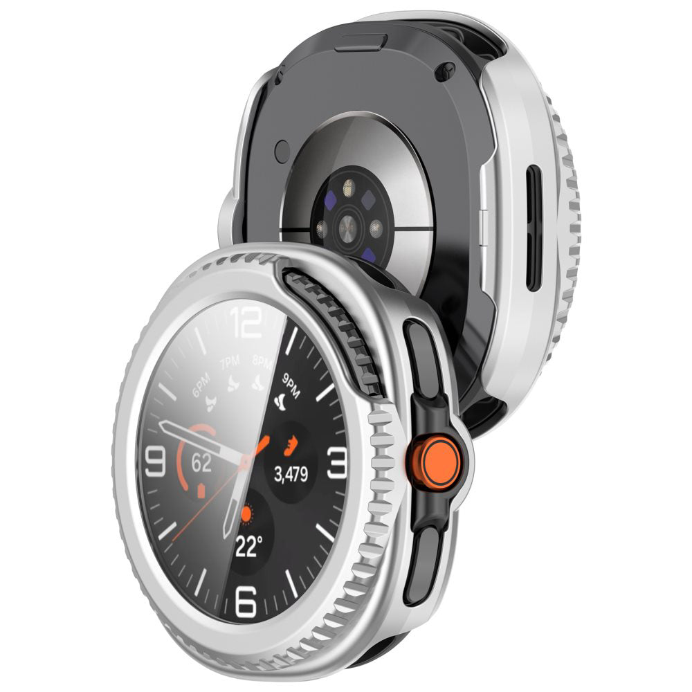 Θήκη Techsuit Defense360 Pro για Samsung Galaxy Watch8 Classic, Ασημί