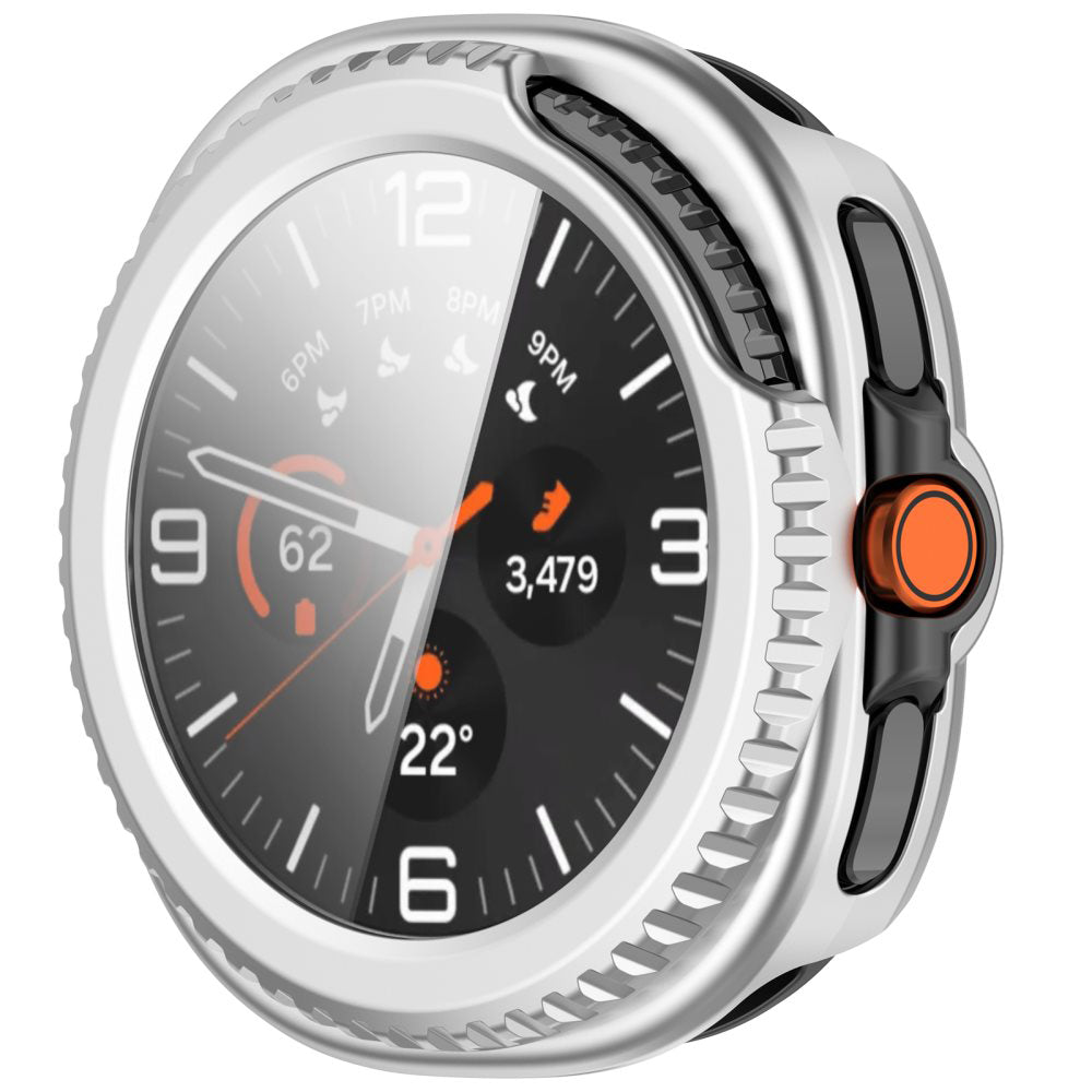 Θήκη Techsuit Defense360 Pro για Samsung Galaxy Watch8 Classic, Ασημί