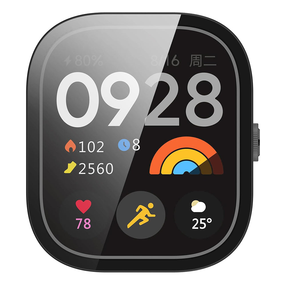 Θήκη Techsuit Defense360 Pro για Xiaomi Redmi Watch 4, Μαύρη