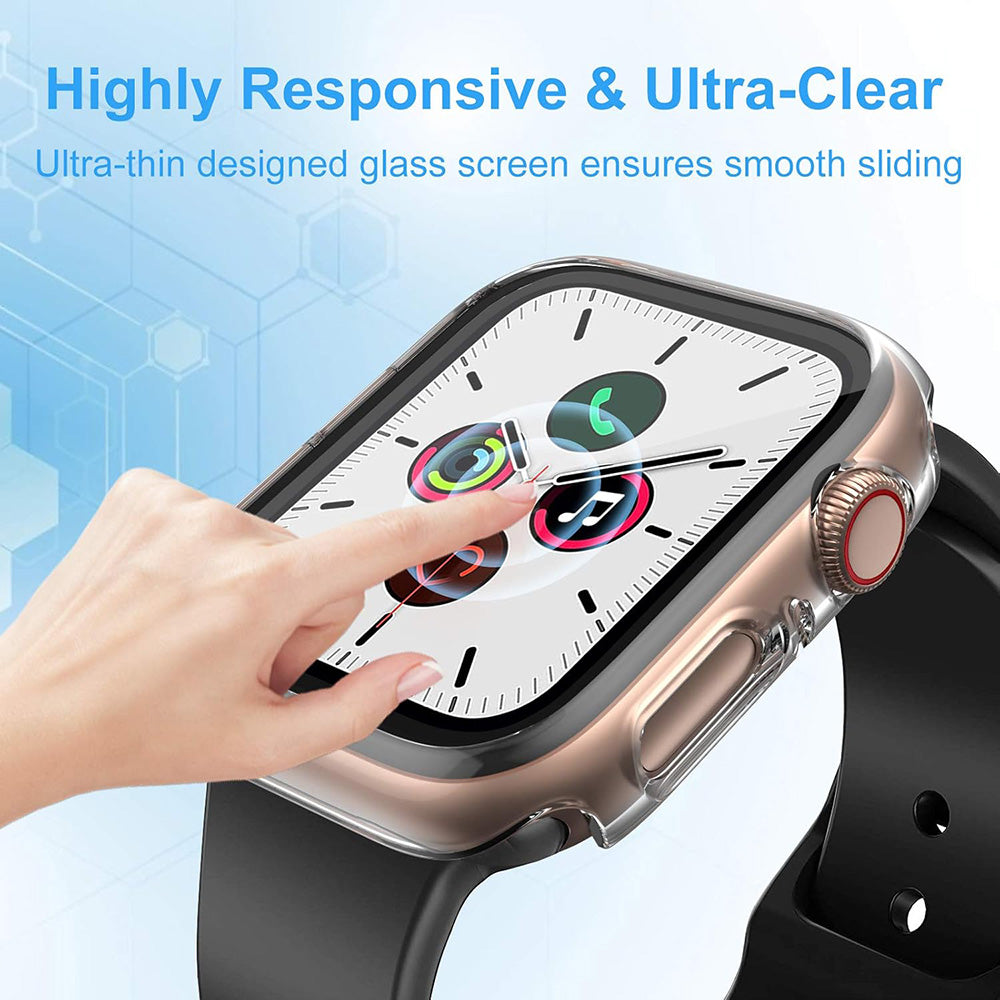 Techsuit Defense360 Pro Case for Xiaomi Redmi Watch 4, Transparent