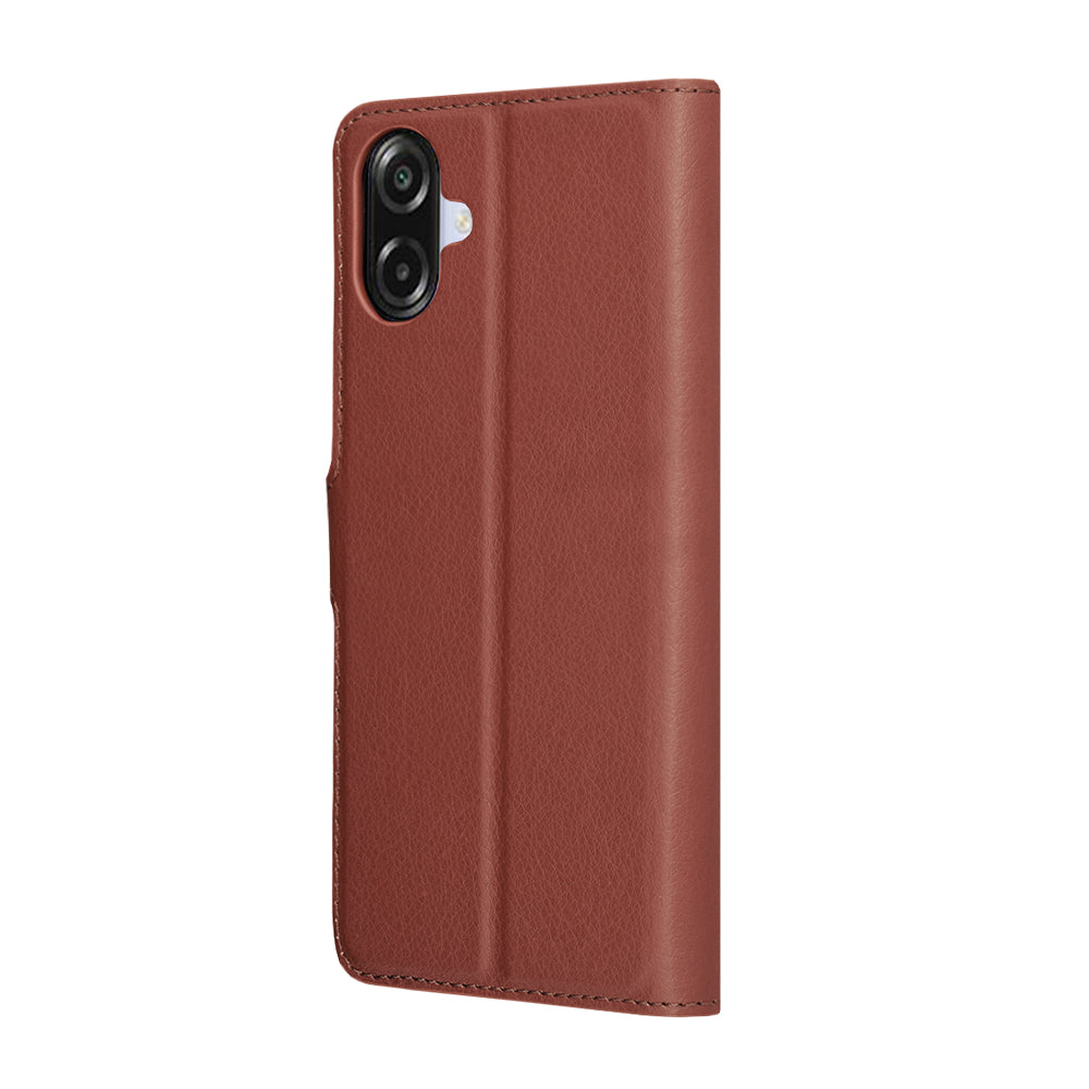 Θήκη για Samsung Galaxy A07 4G A075, Techsuit, Leather Folio, Καφέ