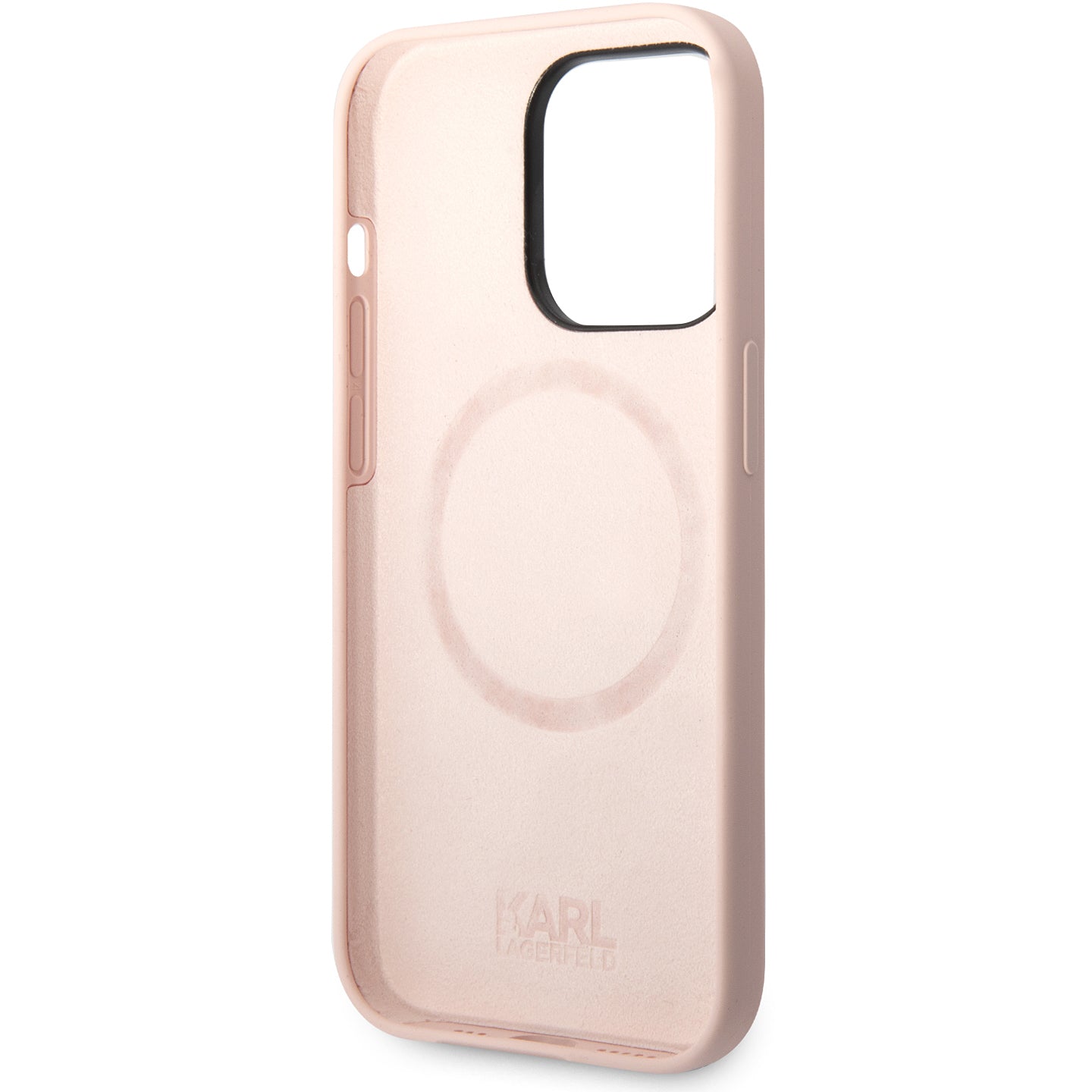 Θήκη MagSafe για Apple iPhone 14 Pro, Karl Lagerfeld, Silicone Body Karl & Choupette, Ροζ
