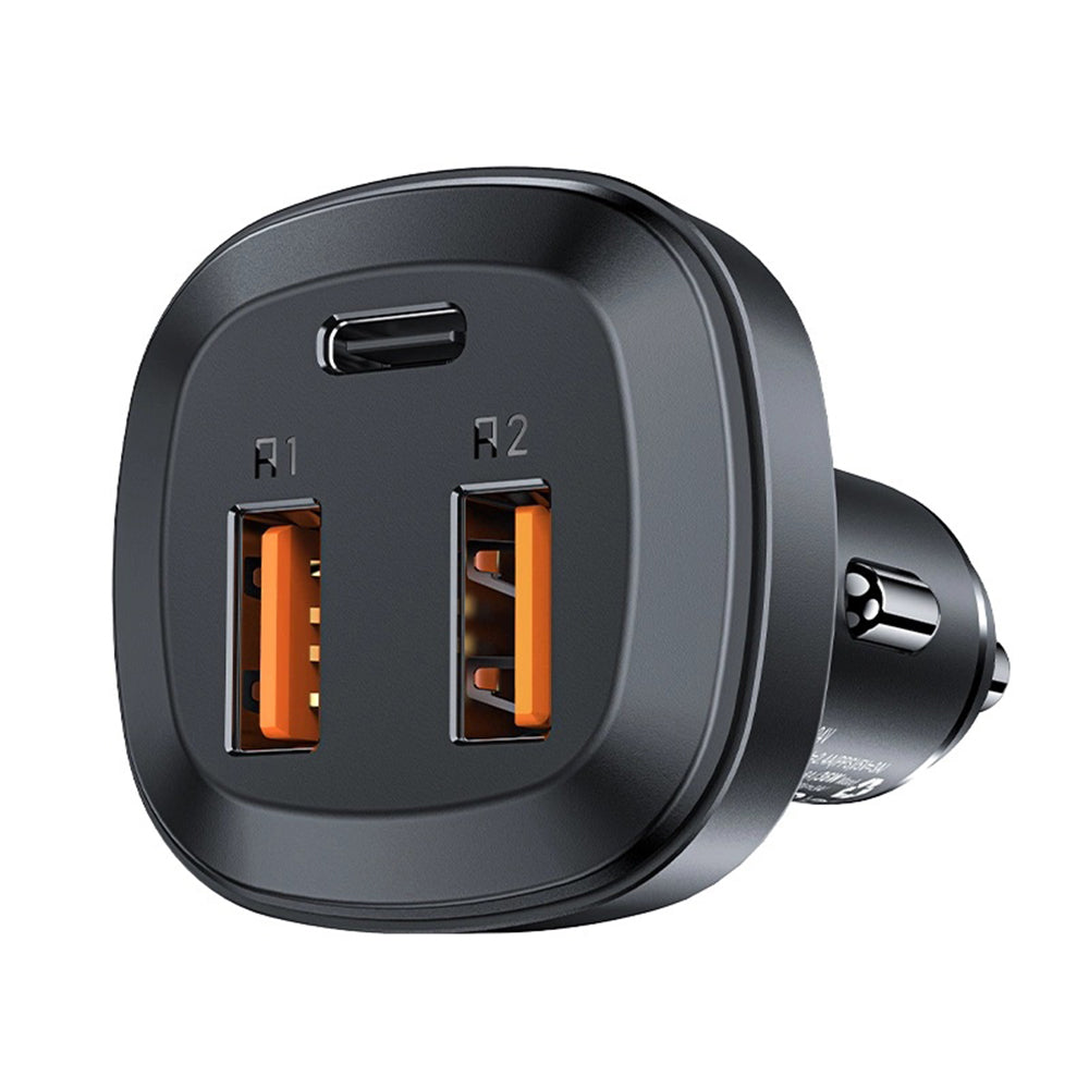 Φορτιστής Αυτοκινήτου Acefast B9, 66W, 5A, 2 x USB-A - 1 x USB-C, Μαύρο